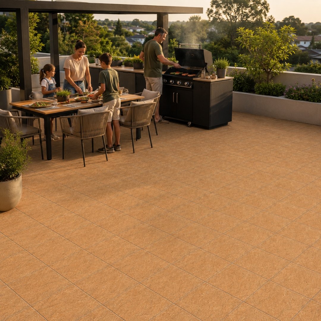 AL 11512 Plain and texture Balcony / Terrace - My Home Studio